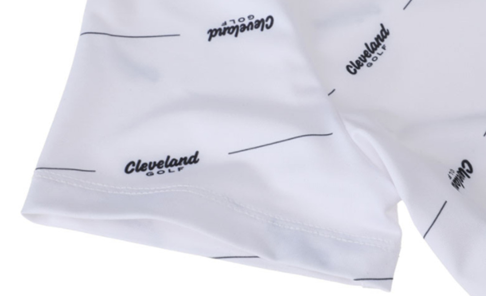Cleveland Golf レディース・トップス CLEVELAND GOLF★ゴルフウェア★ロゴストライプTシャツ(12)