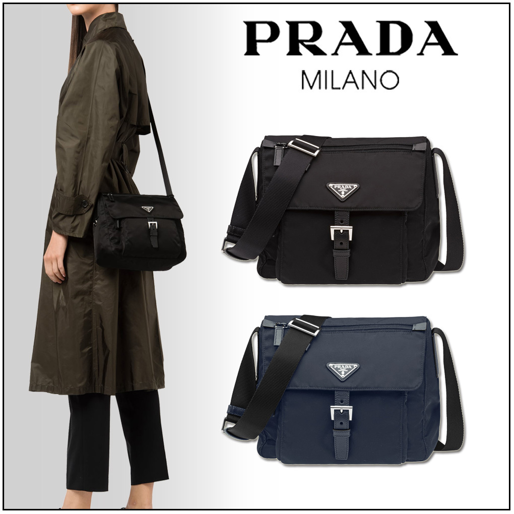 激安通販 機能性充実☆アイコニック★PRADA★ナイロン ショルダーバッグ ショルダーバッグ・ポシェット 激安通販 機能性充実☆アイコニック★PRADA★ナイロン ショルダーバッグ ショルダーバッグ・ポシェット