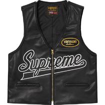 Supreme/Vanson Leathers Spider Web Vestバンソンレザーベスト
