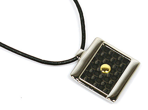 ネックレス・ペンダント MORELLATO 5405 CIONDOLO 1 POINT GOLD CARBON NECKRACE