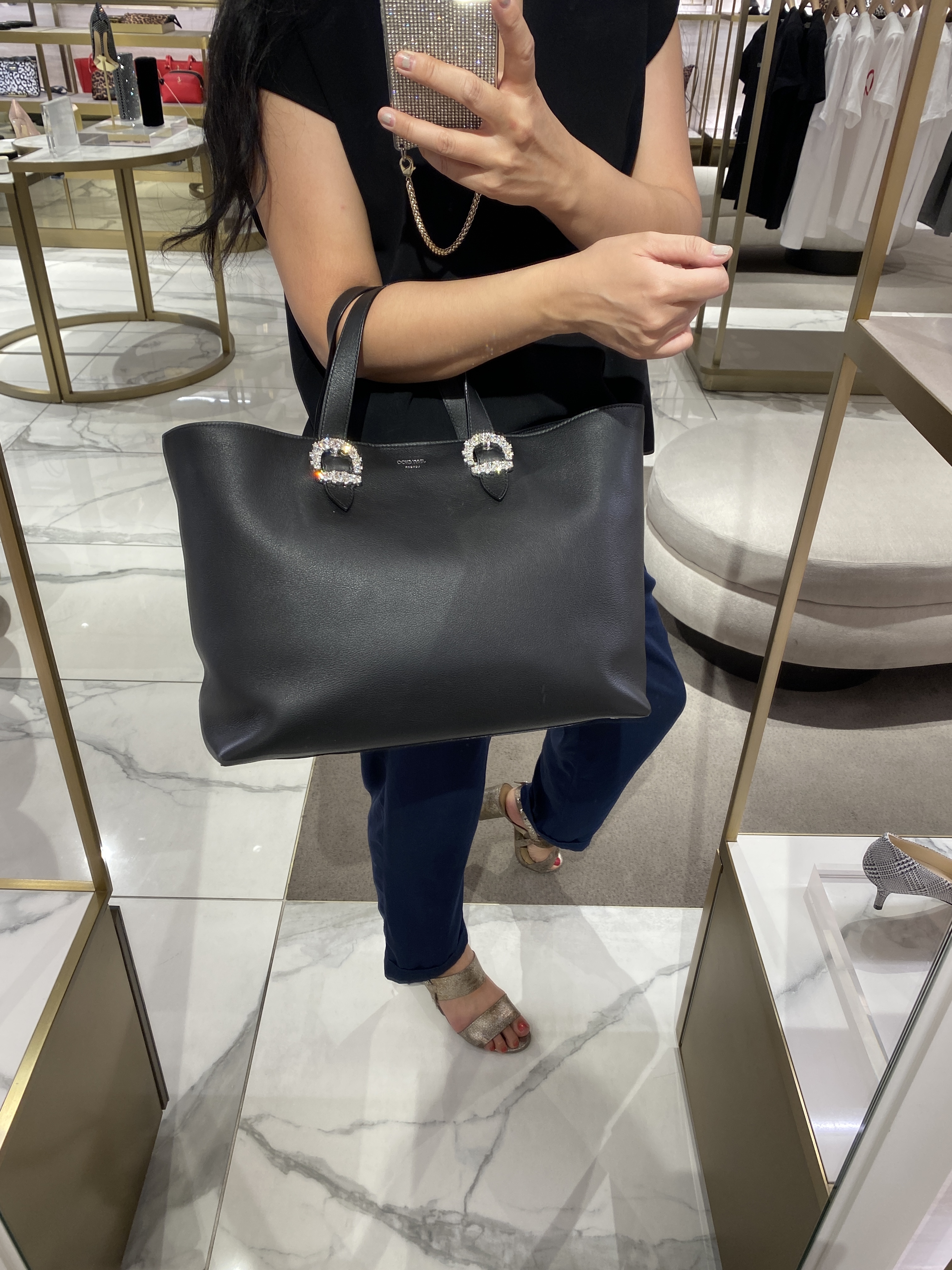 VIP SALE!!【Jimmy Choo】CHERI TOTE クリスタル トート (Jimmy ...