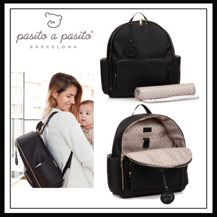 pasito a pasito Mothers Bags Unisex Street Style Mothers Bags