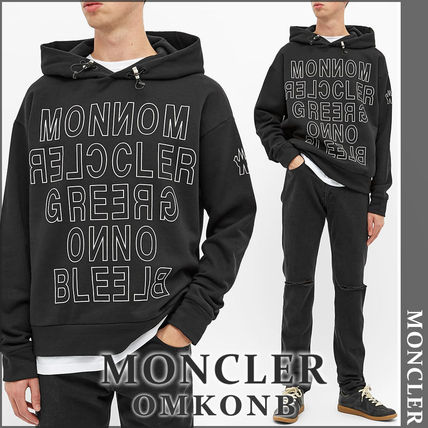 高い素材 【国内発送・関税込】MONCLER ロゴプリントプルオーバーパーカー キッズ用トップス プルオーバー MONCLER x パーカー・フーディ(メンズ)|新作を海外通販