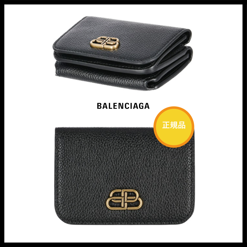 【EMS発送】☆BALENCIAGA☆ BB ミニ 折りたたみ財布