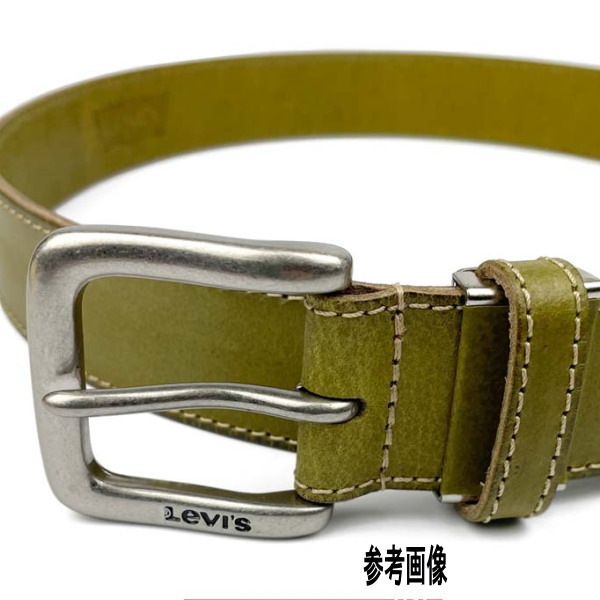 Levi's ベルト Livi's リーバイス 本革 35ミリ ステッチデザイン 6604 LBR 新品(2)