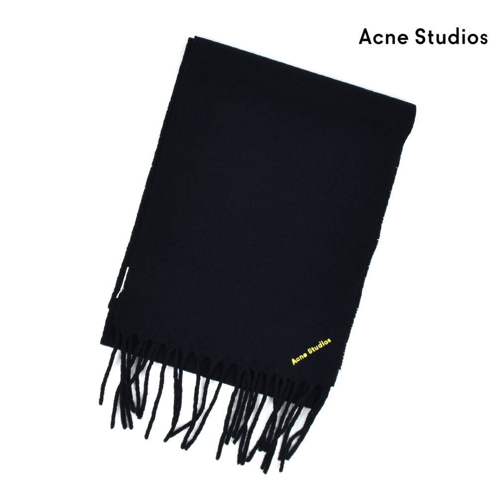 Acne Studios マフラー ストール ネイビー ca0025-885000