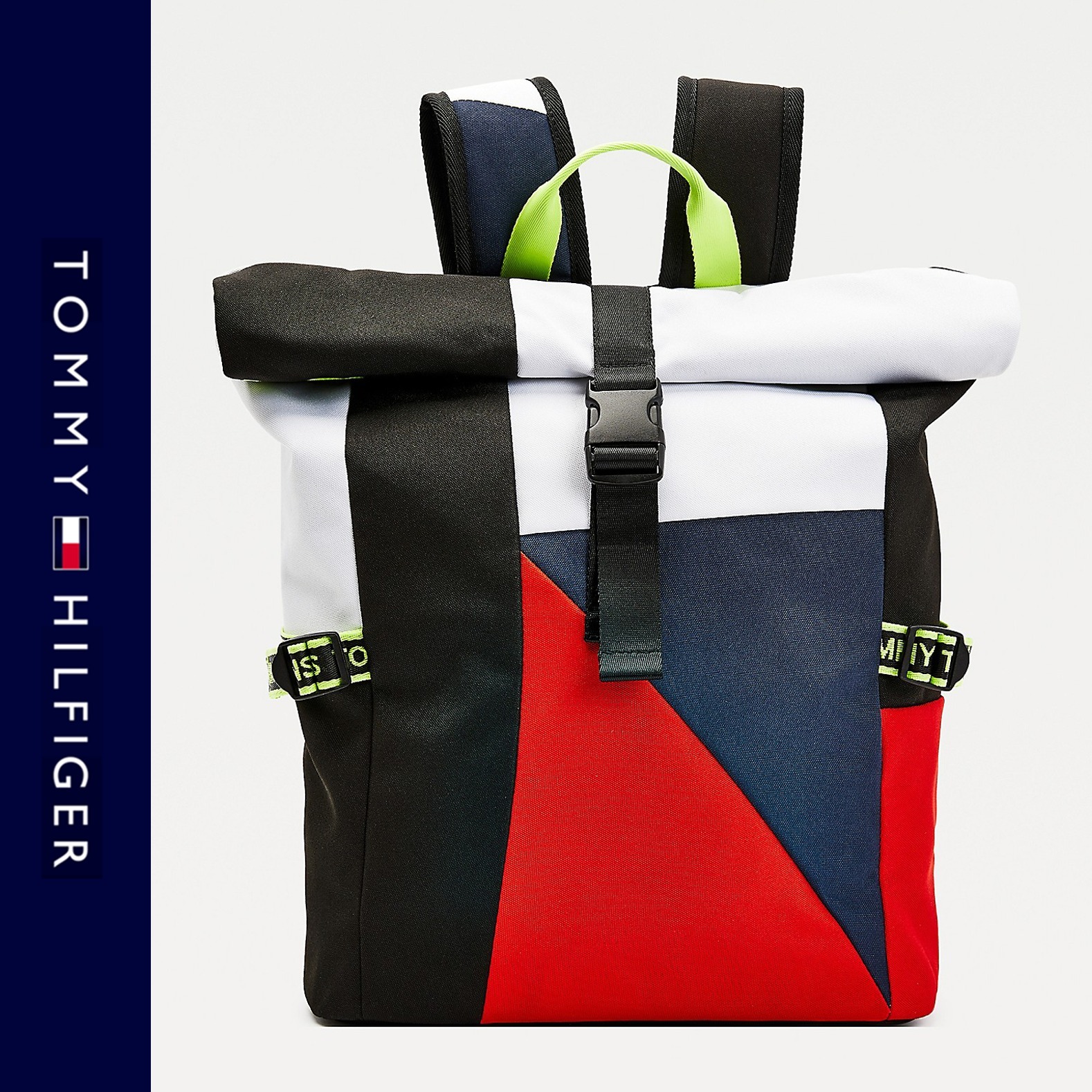 注目 ★英国発/送関込*TommyHilfiger*新作*ROLLトップバックパック/ZN バックパック・リュック 注目 ★英国発/送関込*TommyHilfiger*新作*ROLLトップバックパック/ZN バックパック・リュック