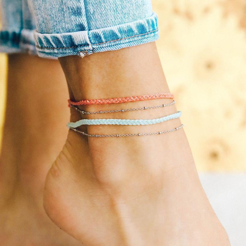 Pura Vida ブレスレット puravida ロンハーマン SATELLITE CHAIN ANKLET ブレスレット(7)