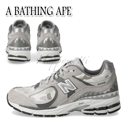 A BATHING APE × NEW BALANCE 2002R BAPE WHITE○送料無料○
