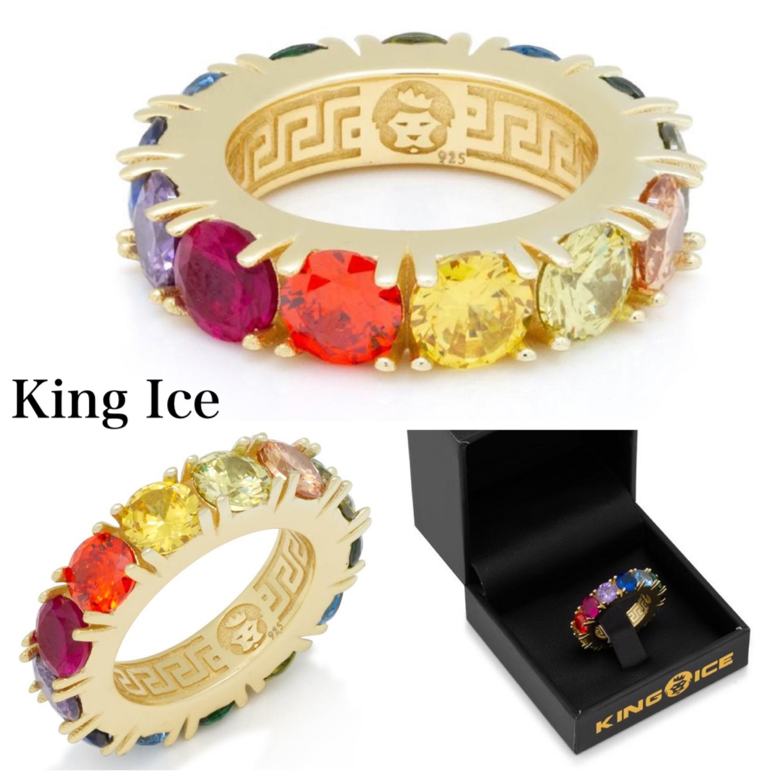人気を誇る King 送料関税込 Ice★レインボーカラーCZリング 指輪・リング 人気を誇る King 送料関税込 Ice★レインボーカラーCZリング 指輪・リング