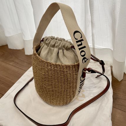 Chloe「WOODY」スモールバスケット (Chloe/かごバッグ) CHC21US381E65101 CHC21US381E6520F