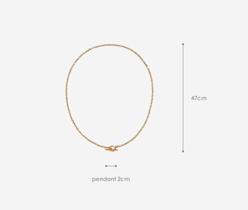 ネックレス・ペンダント MARTA☆ネックレス☆TOGGLE CHAIN NECKLACE 全3色(16)