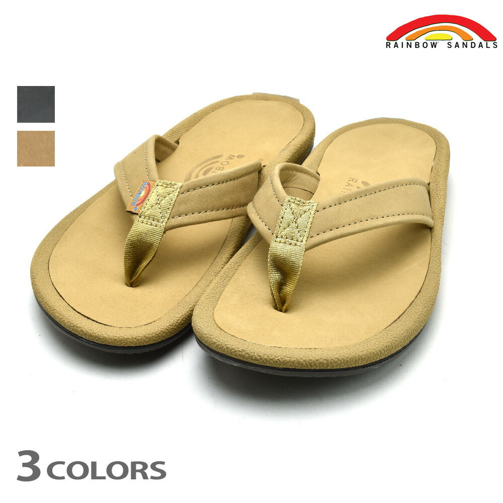 【国内発送】RAINBOWSANDALS メンズ ナビゲーターレザーサンダル