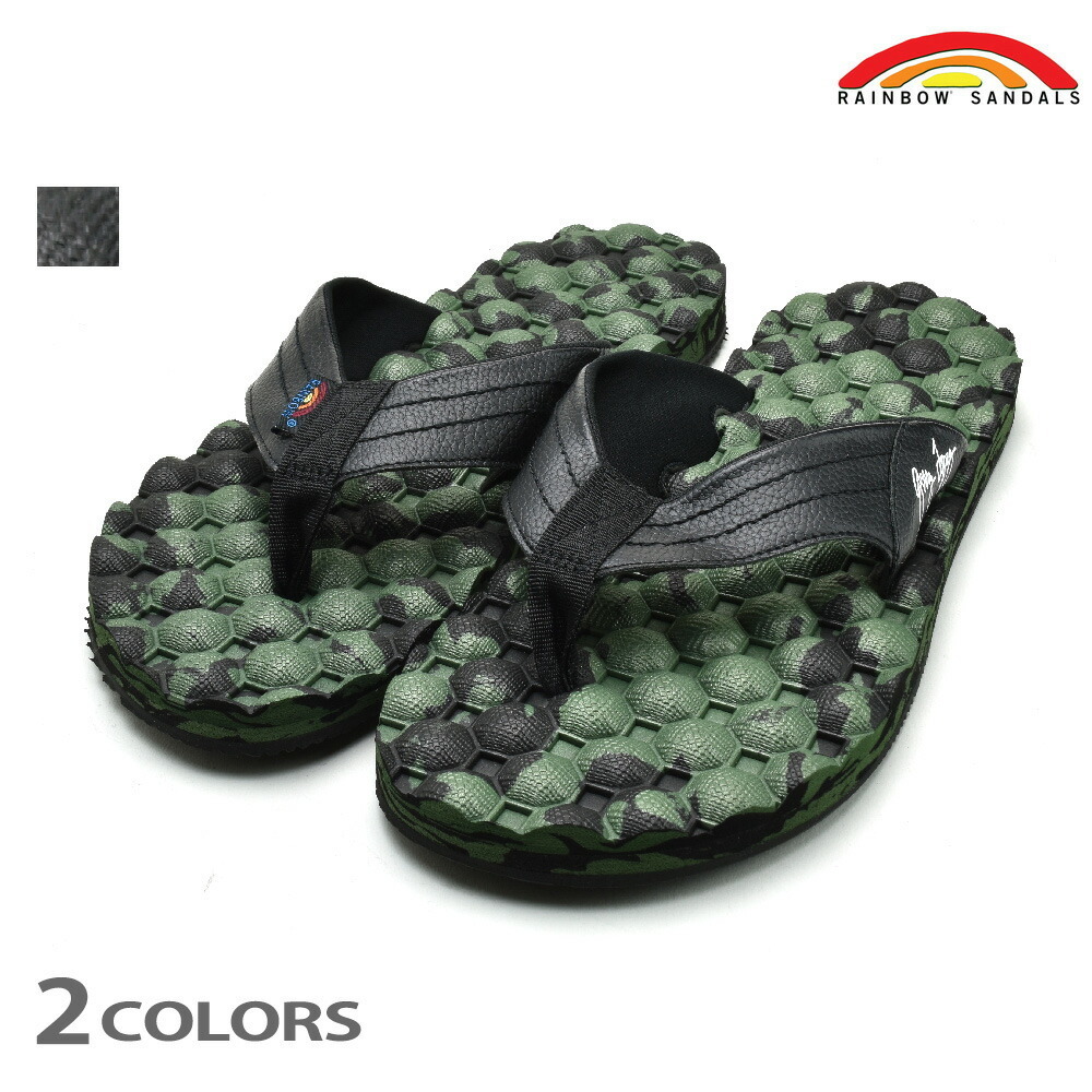 【国内発送】RAINBOWSANDALS メンズ ホロホロ ビーチサンダル