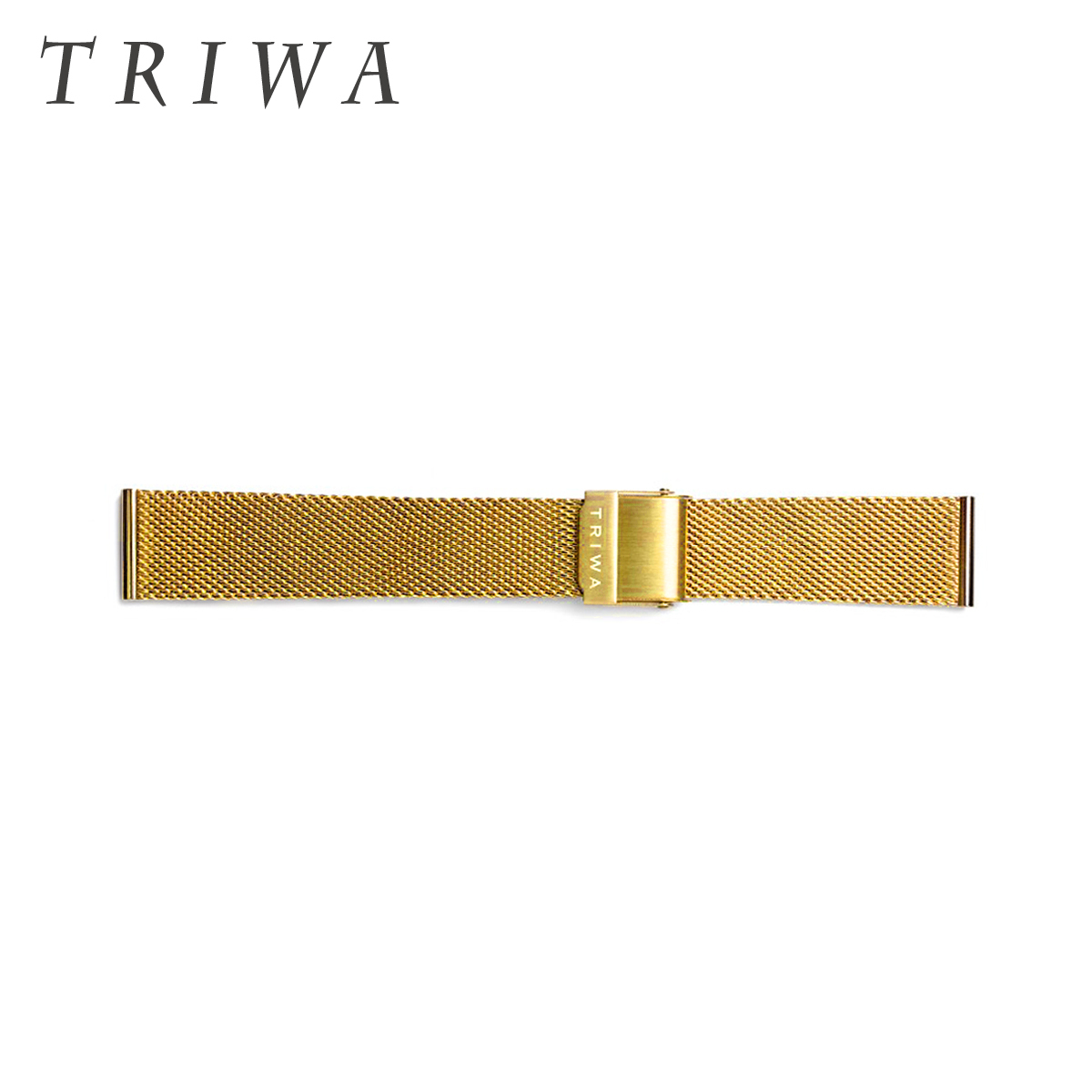 TRIWA 純正 16mm幅 ステンレスベルト MS121313 イエローゴールド