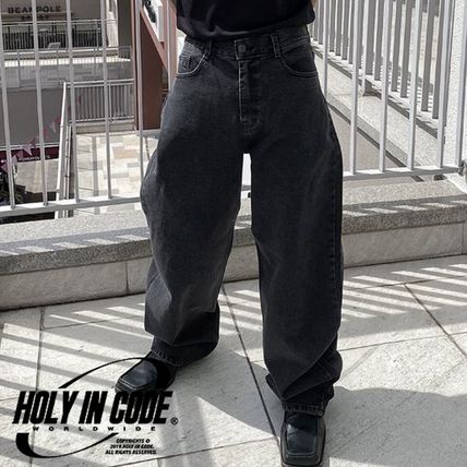 HOLY IN CODE デニム・ジーパン No.8813 hit wide denim PT