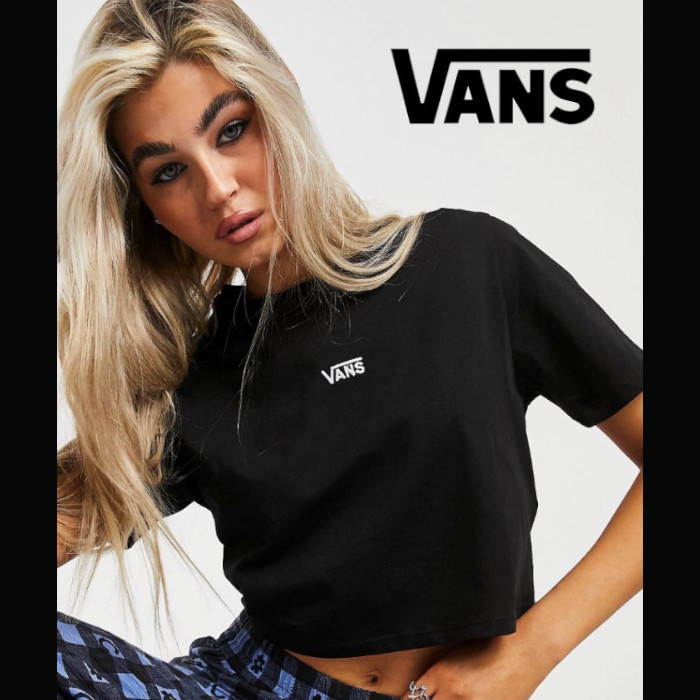 【おすすめアイテム】VANS Logo Crop Black T-Shirt