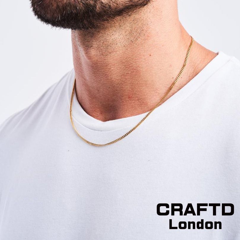 CRAFTD London ネックレス CONNELL CHAIN 2MM ゴールド シルバー