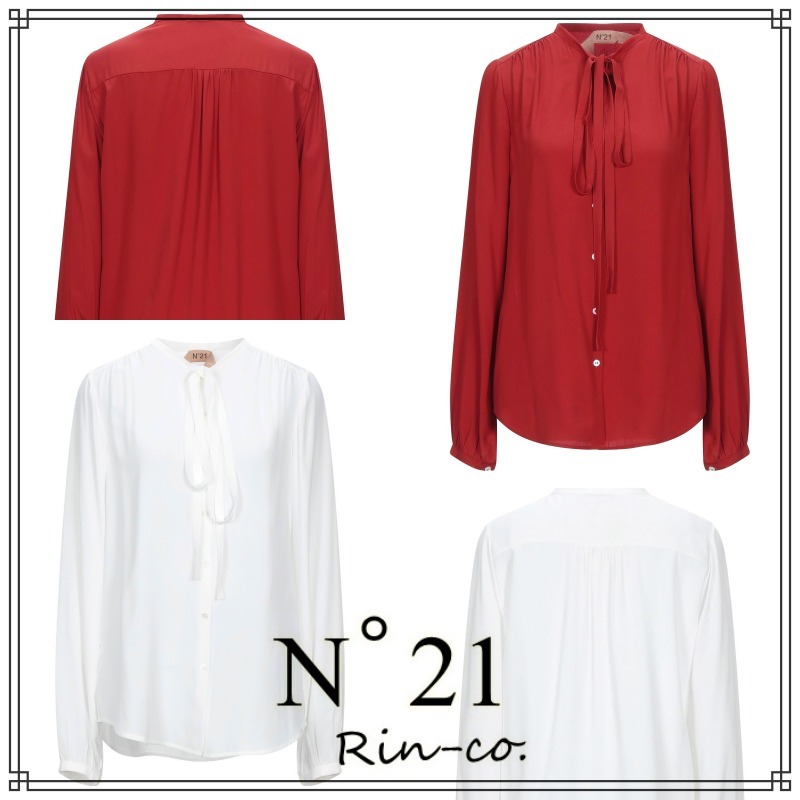 【超特価sale開催】 N゜21 リボン付きシャツ&ブラウス ブラウス・シャツ 【超特価sale開催】 N゜21 リボン付きシャツ&ブラウス ブラウス・シャツ