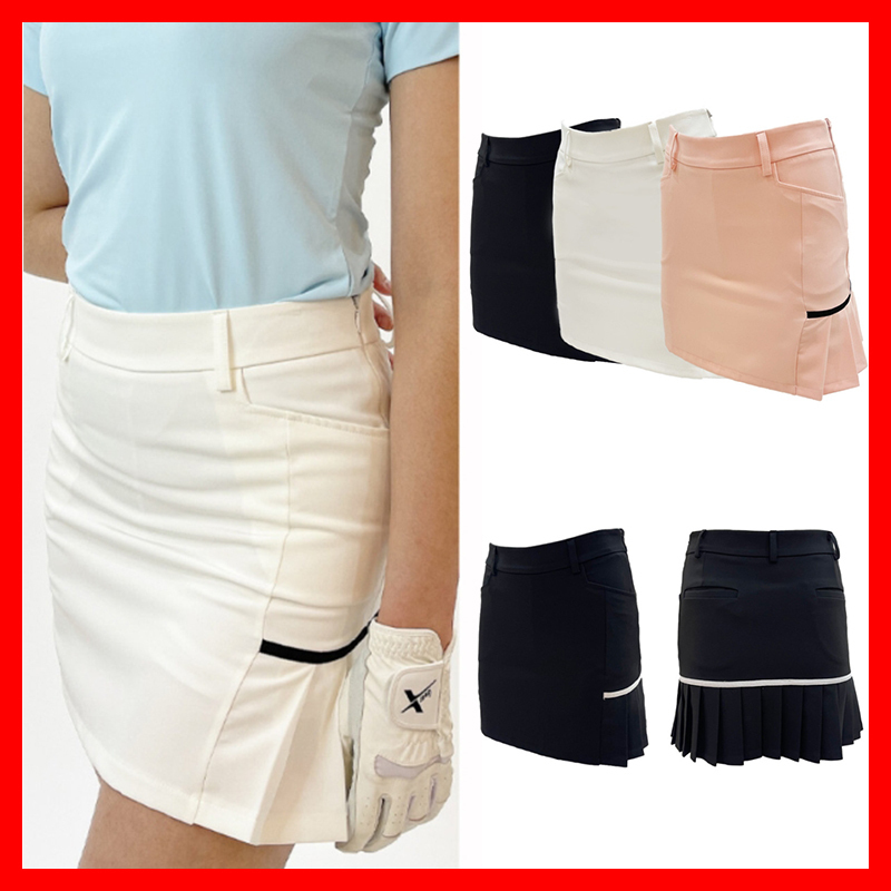 classyclo(クラッシー クロ)★BACK Pleated Golf Skirt 3色