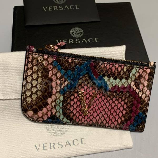 関税込】人気◇VERSACE ヴェルサーチェ◇VIRTUS カードケース 財布