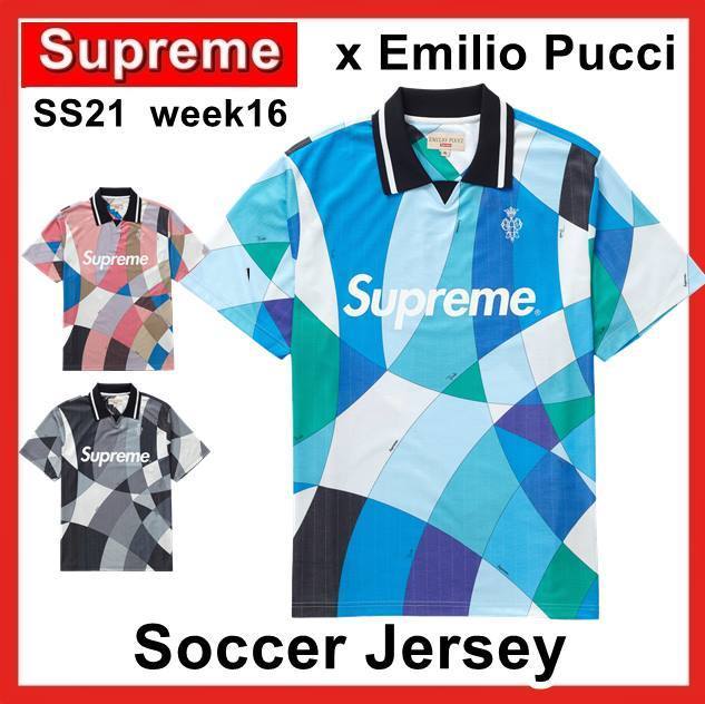 パーカー・フーディ Supreme Emilio Pucci Soccer Jersey SS 21 WEEK 16 2021
