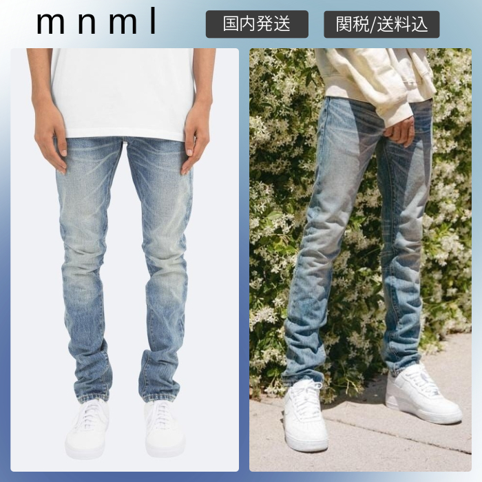 大人気!mnml★M322 デニム ジーンズ★クーポン付き 大人気!mnml★M322 デニム ジーンズ★クーポン付き