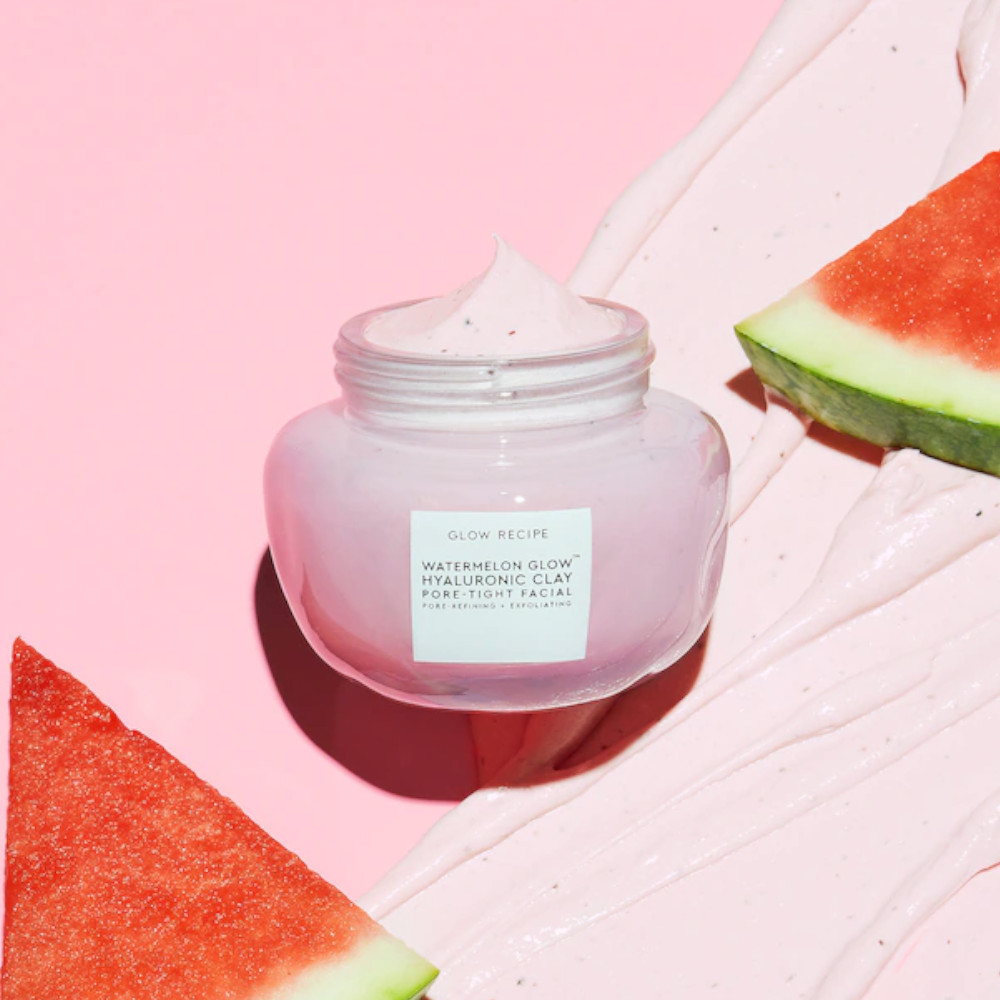 GLOW RECIPE☆ヒアルロン酸配合☆Watermelon Tight Facial Mask