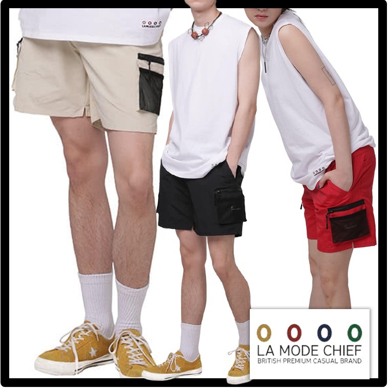 ☆関税込☆lamodechief★21SS MASH POCKET SHORT.S★パンツ★