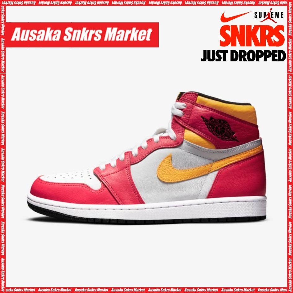 公式正規品!★鑑定士認定★AIR JORDAN 1 LIGHT FUSION RED★