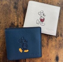 セールCoachxDisneyコラボ☆ミッキービルフォールド二つ折り財布