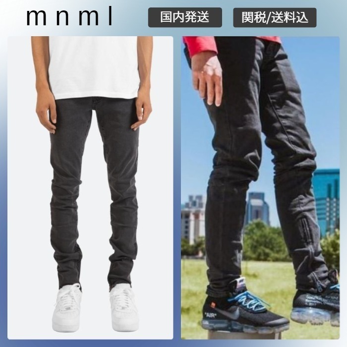 大人気！mnml★M32 ストレッチデニム ブラック ★クーポン付き