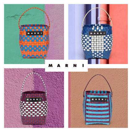 フラワー MARNI MARNI MARKET(マルニ マルニマーケット) バッグ ...