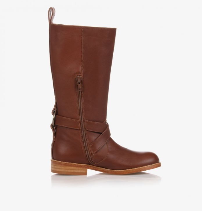 入荷now 口コミ ☆CHLOE☆レザーロングブーツ/Brown 靴