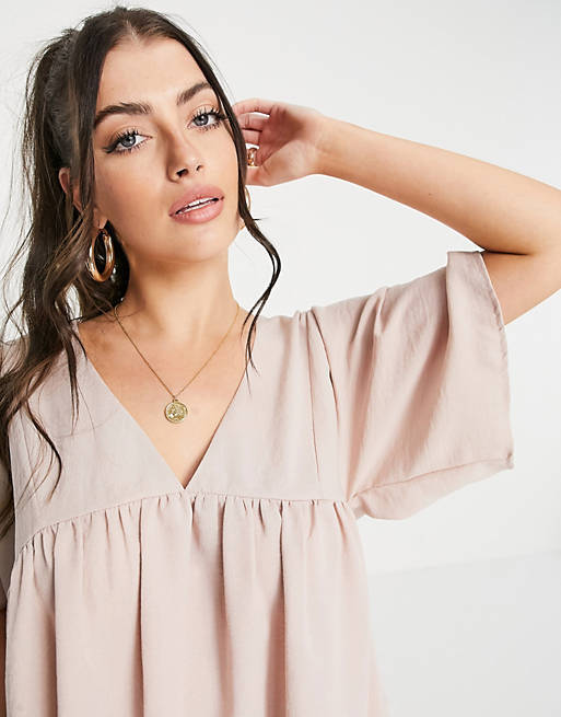 ASOS Tシャツ・カットソー ◆ASOS◆DESIGN* VネックドレープスリーブTシャツ*送料込*(4)