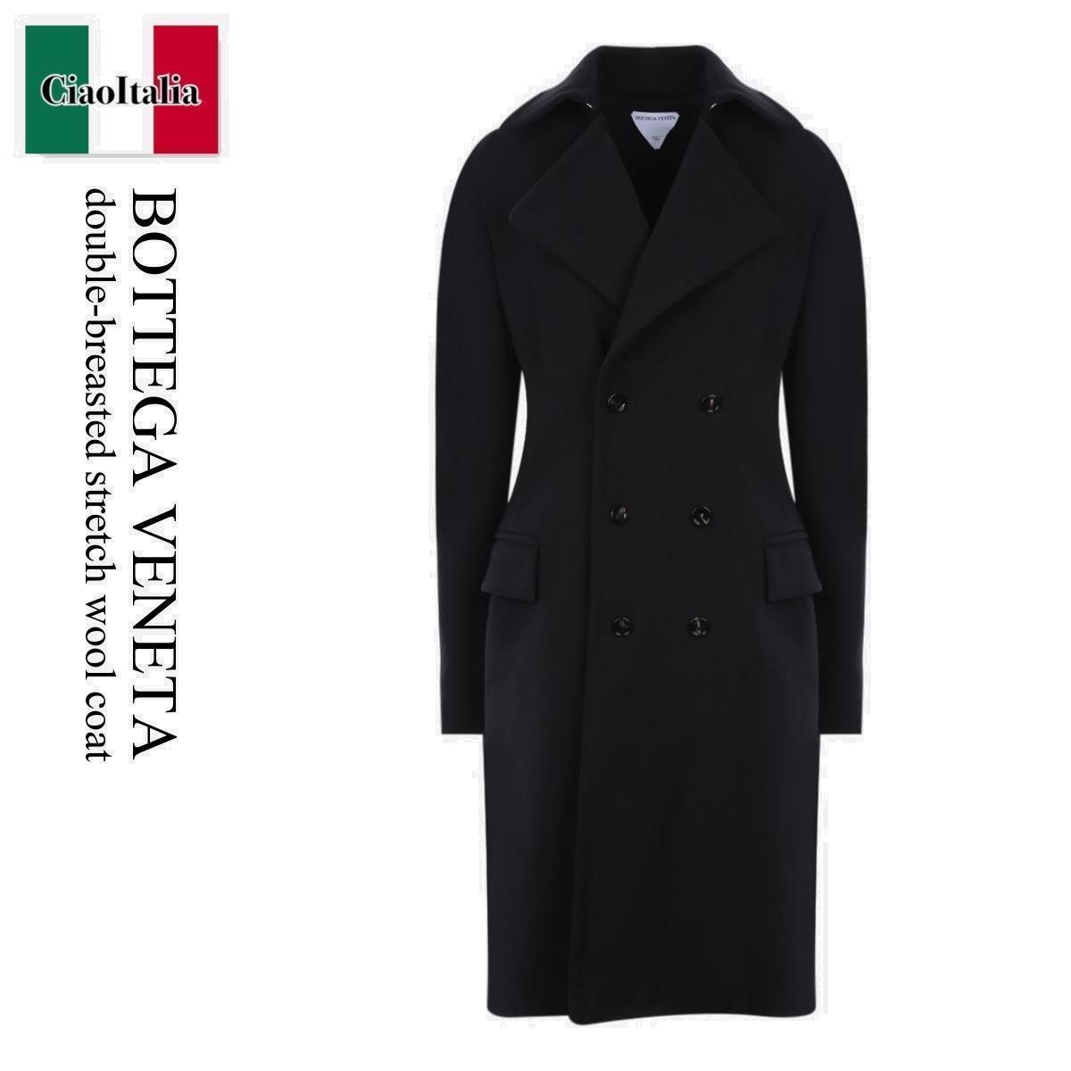 コート Bottega Veneta double-breasted stretch wool coat