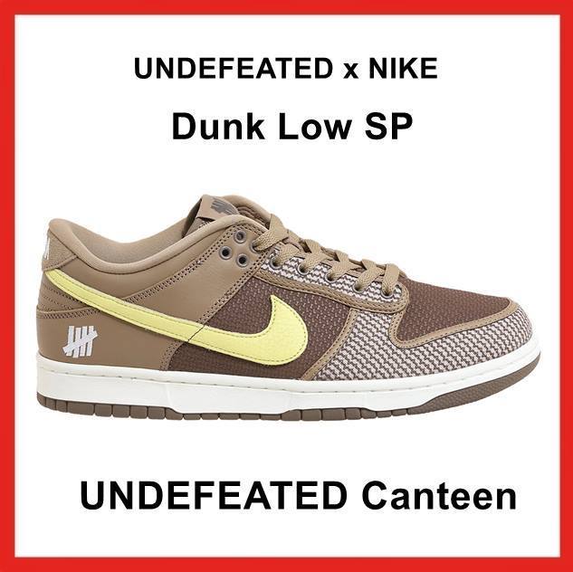 スニーカー Undefeated x NIKE Dunk Low SP 'Canteen' 2021 SS 21