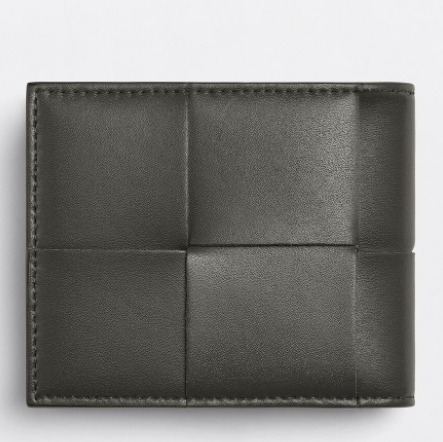 BOTTEGA VENETA 折りたたみ財布 希少 BOTTEGA VENETA★カーフレザー小銭入れ付き二つ折り財布(12)