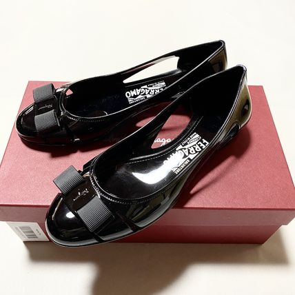 リボンパンプス FERRAGAMO(フェラガモ) 靴・シューズ(レディース ...