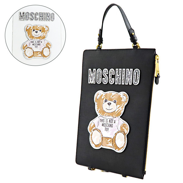 Moschino バックパック リュック ハンドバッグ ロゴ テディベア