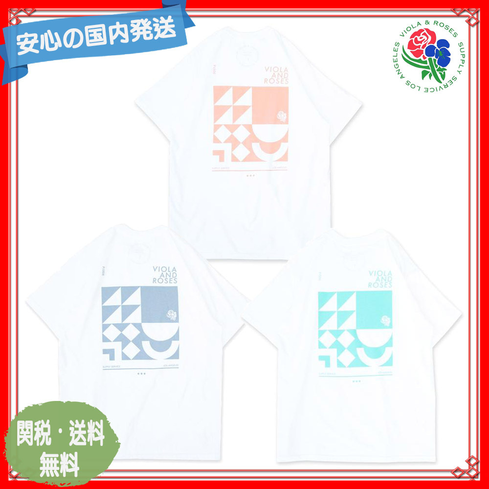 国内発送 VIOLA&ROSES 2D ロゴ Tシャツ 半袖 関税送料込 【良好品】