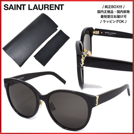 Saint Laurent Sunglasses Unisex Street Style Sunglasses