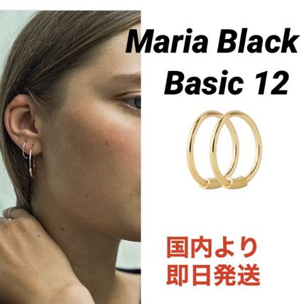 Maria Black ピアス Maria Black  Basic12 hoop ゴールド　どこよりも迅速にお安く！