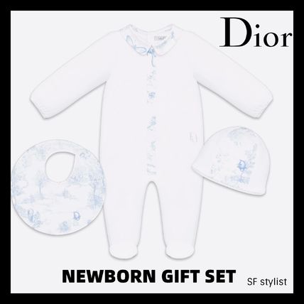 セットアップ baby Dior ベイビーディオール ロンパース+帽子+スタイ ...