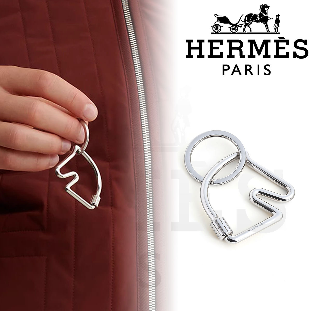 HERMES キーホルダー シュヴァル