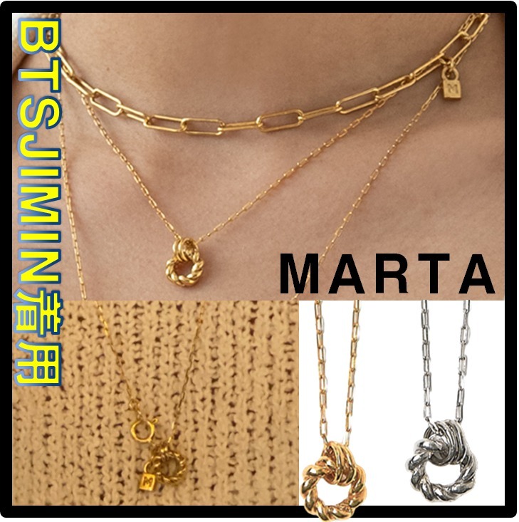 ★BTS ジミン着用★関税込★MARTA★ROPE NECKLAC.E S★人気★
