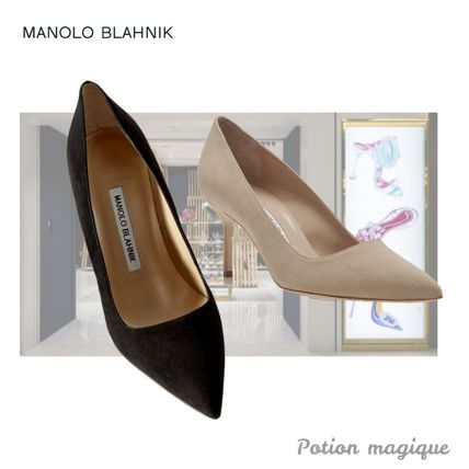 スエード Manolo Blahnik x パンプス(レディース) - 海外通販のBUYMA