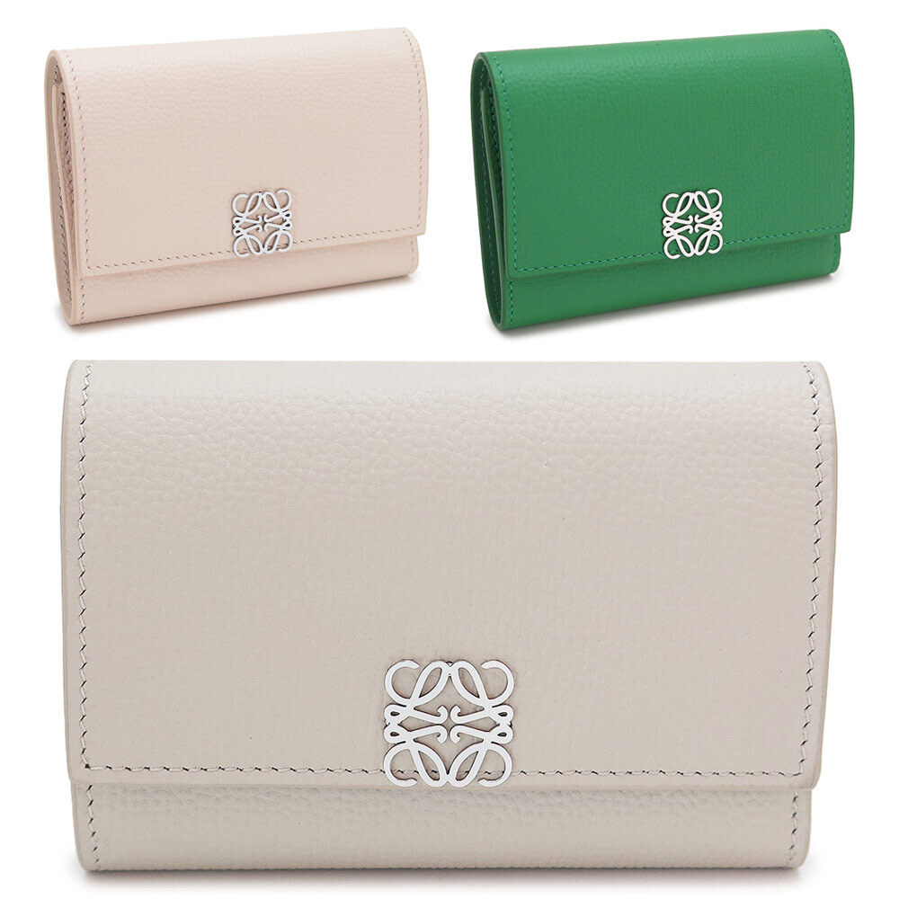 【国内発送】ロエベ 折財布 ANAGRAM SMALL VERTICAL WALLET
