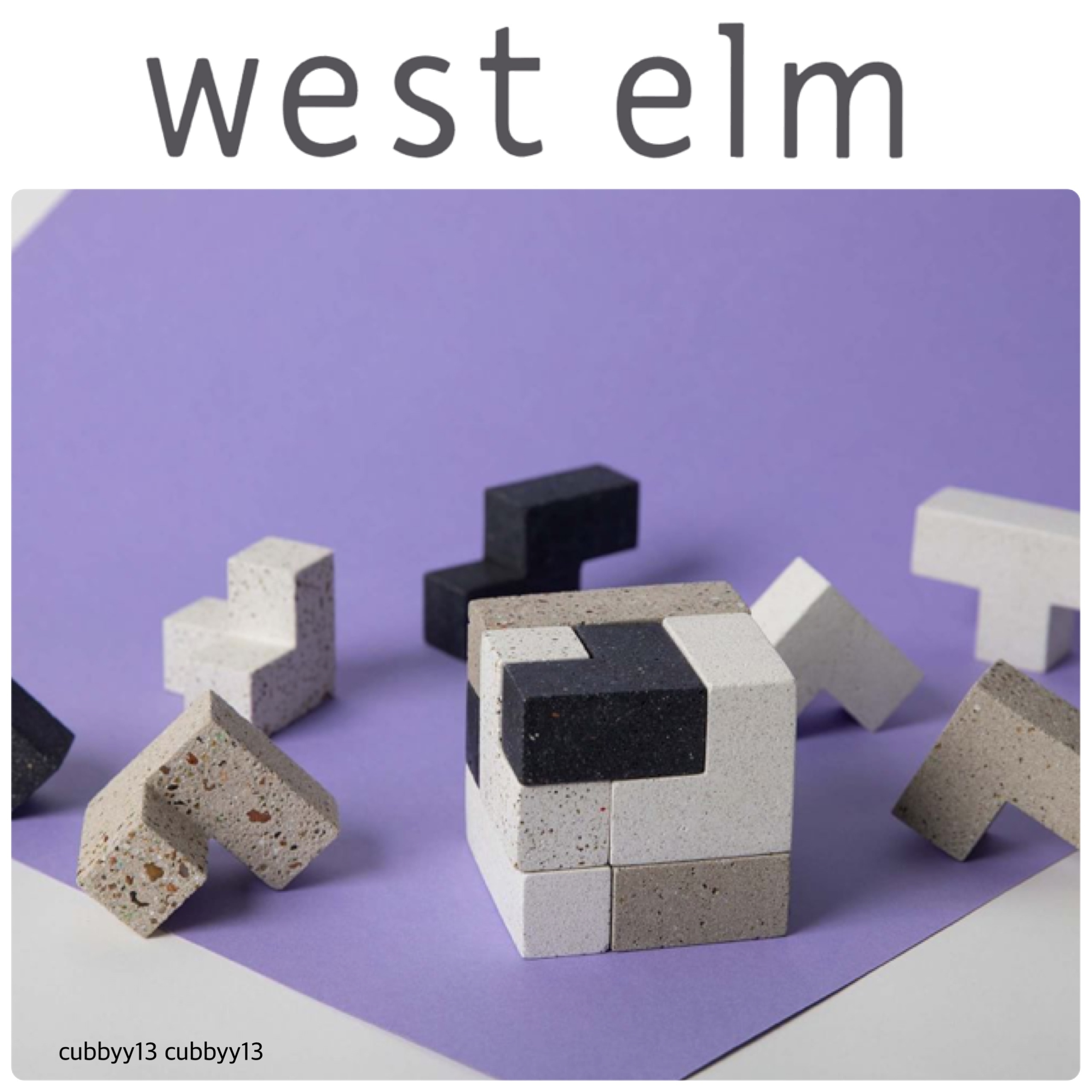 West Elm【人気急上昇】Pretti.Cool Brave New Cube