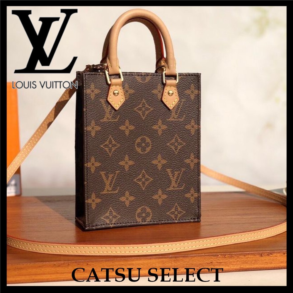 Louis Vuitton Sac Plat Cross Bag Monogram Taurillon Leather